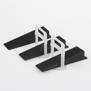 Long tile leveling system clip