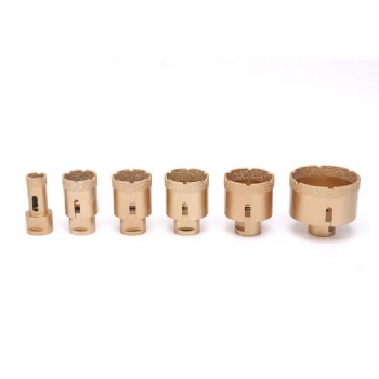 6mm JMTLS OEM M14 5/8-11 6mm-130mm tile rock granite marble ceramic concrete diamond core drill bit sets for use Angle grinder