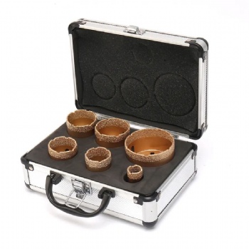 Glass Ceramic Marble Granite Diamond Hole Saw Vacuum Brazed Diamond Hole Cut Core Bits for Granite