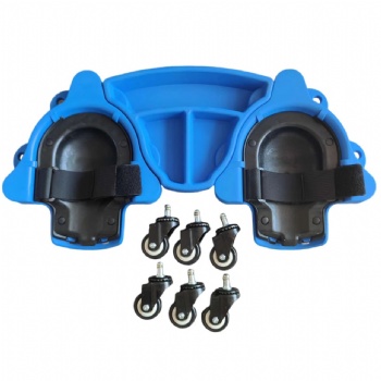 New 2-in-1 Rolling Knee Pads for Work – Modular Design, Detachable & Mobile Knee Protection